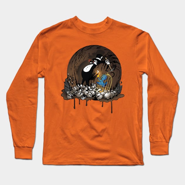 Hey Fatcat, catch on! Long Sleeve T-Shirt by foozledesign